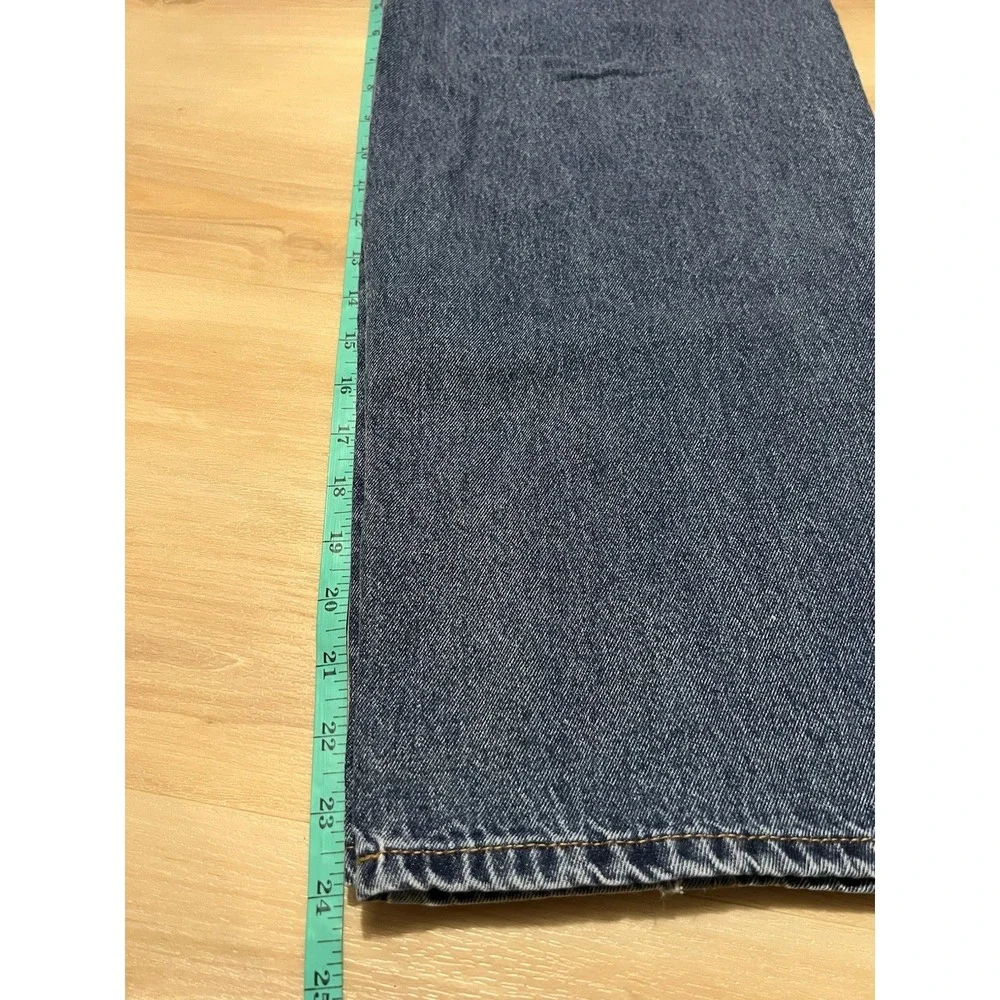 NWT Levi's Girls High Rise Baggy‎ Shade Blocked Jeans Size 8 Wide Leg Youth Kids